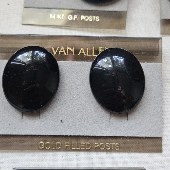 Set of 6 vintage Van Allen earrings 80s 90s - Picture 5 of 8